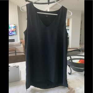 Ann Taylor, size XS. Black tank blouse.